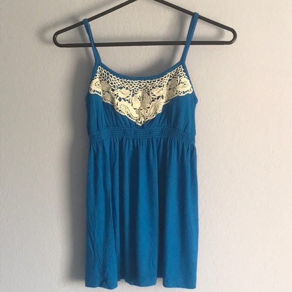 Blue Delia’s Tank Top - Picture 1 of 4